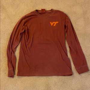 Comfort colors Virginia Tech long sleeve t shirt